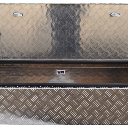 De Haan DE HAAN BOX WXV - 950x400x250 mm - boîte à timon d'aluminium striée étanche à l'eau et à la poussière - avec serrures Butterfly