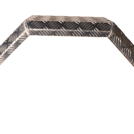 De Haan De Haan HMAQ 2480 - Aile en tôle striée en aluminium