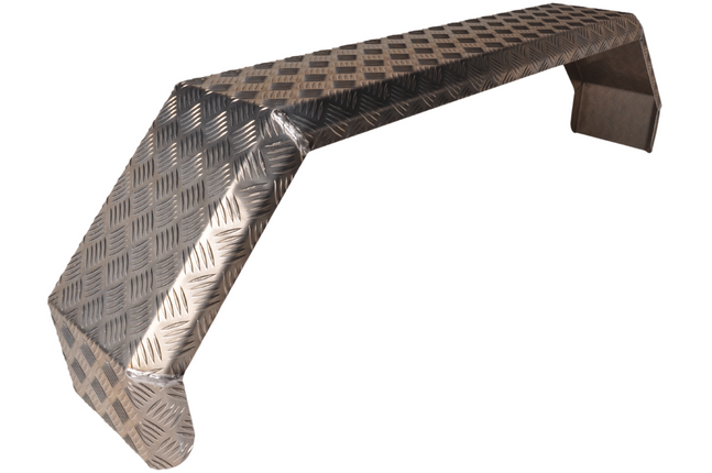 De Haan De Haan THMAQ 24150 - Aile en tôle striée en aluminium