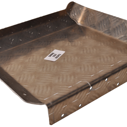 De Haan Demi garde boue droit 310x290 mm - adapté pour remorque Hapert - matériau de plaque de larmier en aluminium