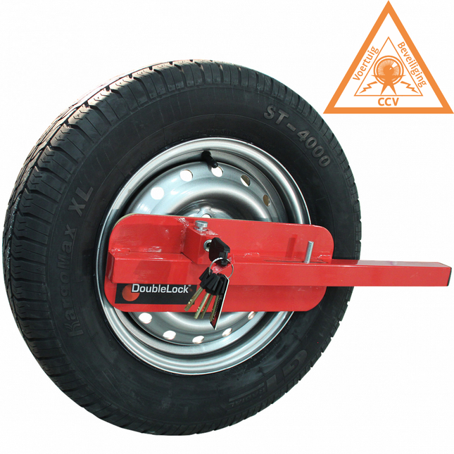 DoubleLock Serrages de roue Buffalo Compact - adaptés aux roues/jantes de 13, 14 et 15 pouces - testés SCM