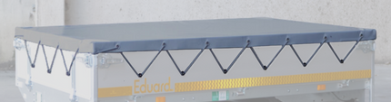 Eduard Bâche plate sur mesure pour les Remorques EDUARD 250x145 cm