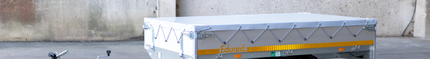 Eduard Bâche plate sur mesure pour les Remorques EDUARD 250x145 cm
