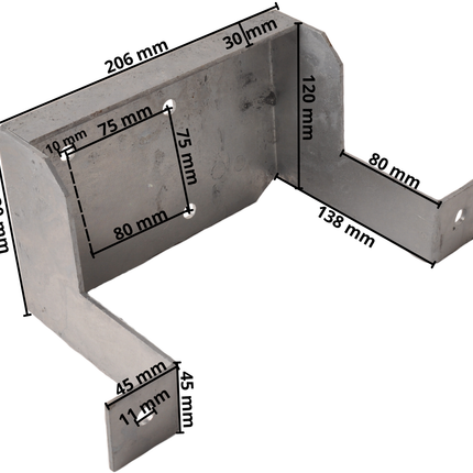 Eduard Support de montage pour pompe manuelle de secours (benne) – pour un montage facile