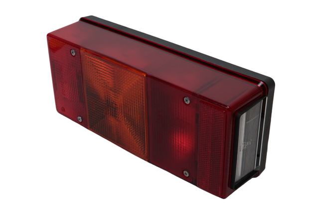 Hella Feu arrière de remorque - Hella - 4 chambres - gauche - 246x108x66 mm - raccordement par cosse plate