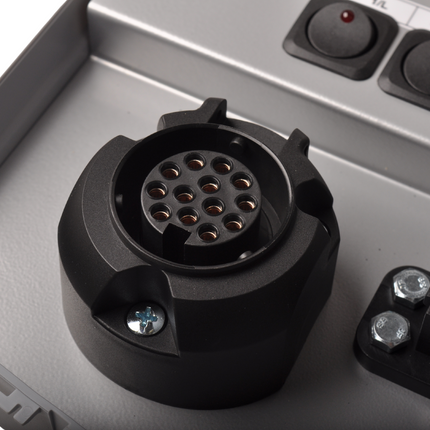 Jaeger Coffre de test 7/13 broches - universel - connexion Jaeger - 12 volts