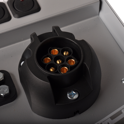 Jaeger Coffre de test 7/13 broches - universel - connexion Jaeger - 12 volts