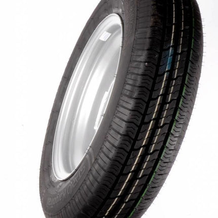 Kargotrail Roue complète 155R13C pneu + jante (cercle de trous 5x112) 615 kg diamètre du moyeu: 67 mm