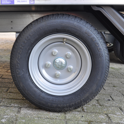 Kargotrail Roue complète de remorque - 195/55R10C - entraxe : 5x112 - capacité de charge : 750 kg - diamètre du moyeu : 67 mm - 10 PR - ET+25