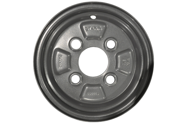 Kenda Jante de remorque 8 pouces - 2.50Ax8 - entraxe : 4x100 - capacité de charge : 345 kg - diamètre de moyeu : 60 mm - ET0