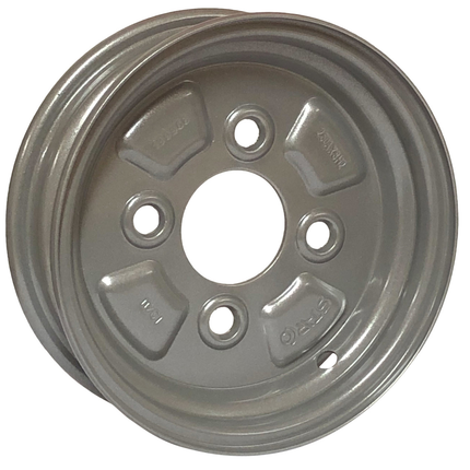 Kenda Jante de remorque 8 pouces - 3.00Dx8 - entraxe : 4x100 - capacité de charge : 425 kg - diamètre de moyeu : 60 mm - ET0