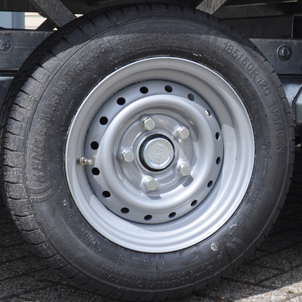 Kenda Roue complète 12 pouces - 185/60R12C pneu + jante - cercle de trous Mercedes : 5x112 - 900 kg - diamètre du moyeu: 67 mm