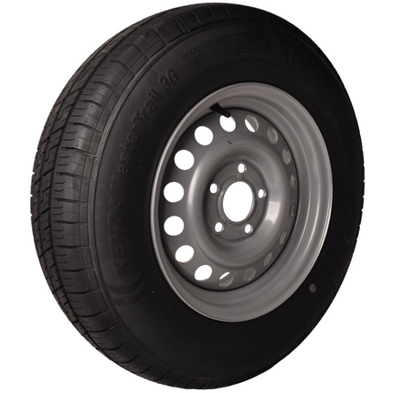 Kenda Roue complète de remorque - 185R14C - entraxe : 5x112 - capacité de charge : 900 kg - diamètre du moyeu : 67 mm