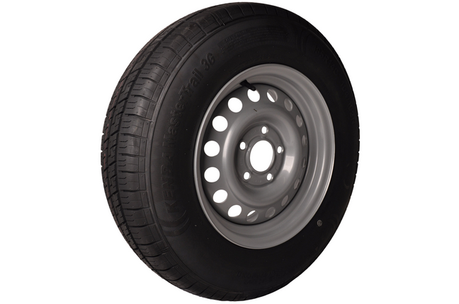 Kenda Roue complète de remorque - 185R14C - entraxe : 5x112 - capacité de charge : 900 kg - diamètre du moyeu : 67 mm
