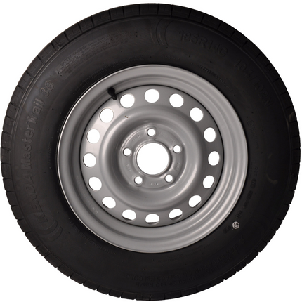 Kenda Roue complète de remorque - 185R14C - entraxe : 5x112 - capacité de charge : 900 kg - diamètre du moyeu : 67 mm