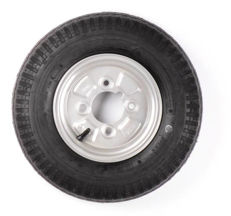 Kenda Roue complète de remorque - 4.00-8 - graisseur - entraxe : 4x101,6 - capacité de charge : 265 kg - diamètre du moyeu : 67 mm - 4PR