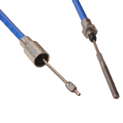 Knott Câble de frein de remorque en acier inoxydable + filetage M8 1030/1240 (3708.11)