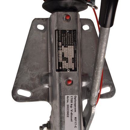 Knott Frein à inertie pour remorque Knott KF17-C - capacité de remorquage maximale de 1700 kg Raccordement au timon en V