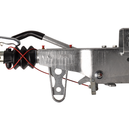 Knott Frein à inertie pour remorque KRV20A (2000kg) Timon avec profil tubulaire 100mm avec console pour Roues jockey