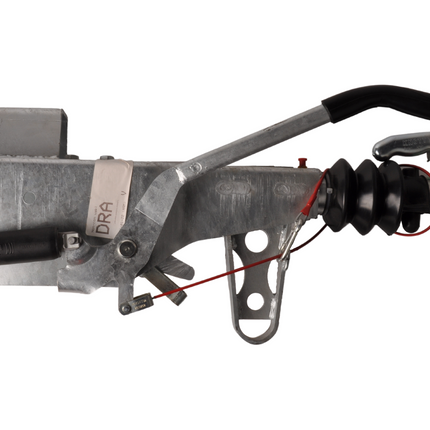 Knott Frein à inertie pour remorque KRV20A (2000kg) Timon avec profil tubulaire 100mm avec console pour Roues jockey