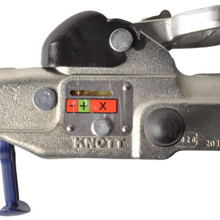 Knott Knott AV35 - rond 60 mm - 3500 kg - Boîtier d'attelage freinée avec serrures intégrées