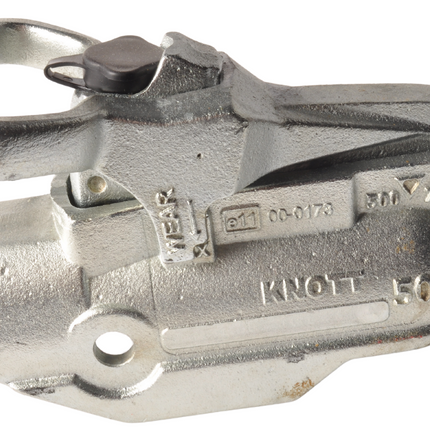 Knott Knott AV50 - rond 50 mm - 2700 kg - Boîtier d'attelage freinée - Serrures intégrées incluses