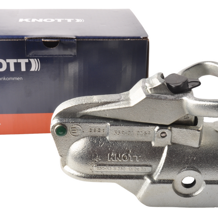 Knott Knott AV50 - rond 60 mm - 3500 kg - Boîtier d'attelage freinée avec serrures intégrées