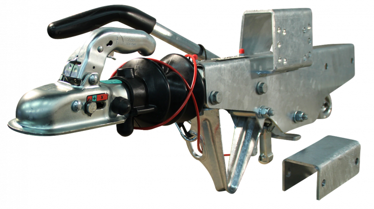 Knott Knott Frein à inertie pour remorque - KRV 13-C GF - capacité max : 1400 kg - carré 60 & 70 mm - y compris la console pour roue jockey