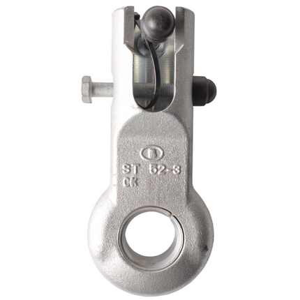 Knott Knott KF27 Œillet DIN - anneau d'attelage - rond 50 mm - 3500 kg - pour Remorque freinée