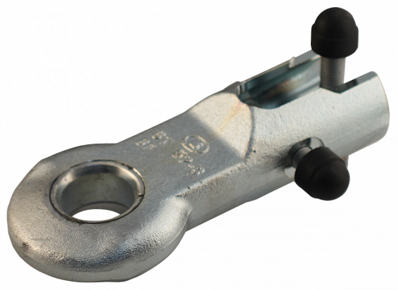 Knott Knott KF35-D1 / KF35-D2 - anneau de din / anneau de timon - rond 50 mm - 3500 kg - pour remorques freinées