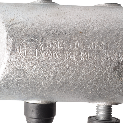 Knott Knott KFG35/KFGI35 - œillet DIN/œillet d'attelage - rond 60 mm - 3500 kg - pour Remorque freinée