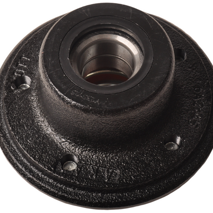 Knott Moyeu avec chapeau de moyeu, écrou à bride et roulement compact - 112x5