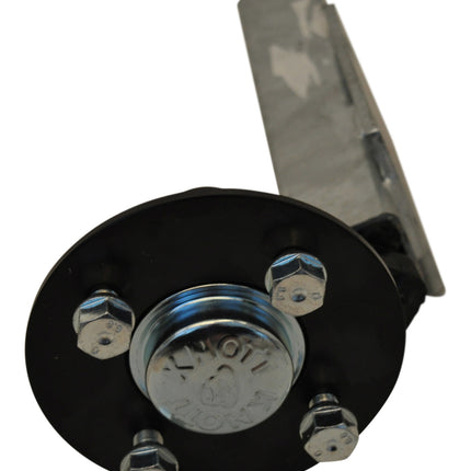 Knott Moyeu non freiné avec fusée d'essieu - 4x100 - charge maximale 250 kg - droite