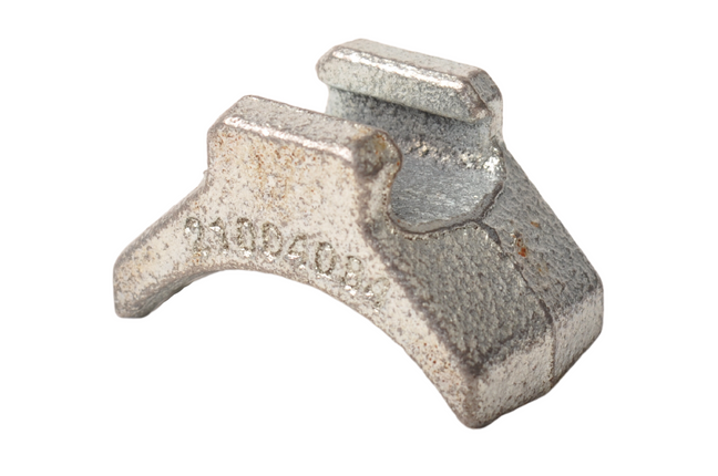 Knott Pièce de pression pour console de roue d'appui moulée (à nervures)