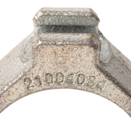 Knott Pièce de pression pour console de roue d'appui moulée (à nervures)