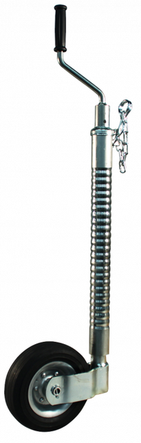 Knott Roue jockey Ifor Williams - 48 mm - nervuré- 200 kg - jante en acier