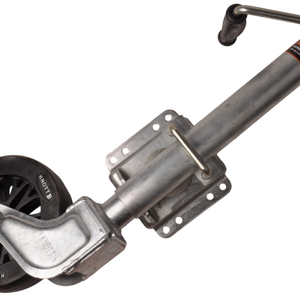 Knott Roue jockey pivotante avec manivelle 150 kg