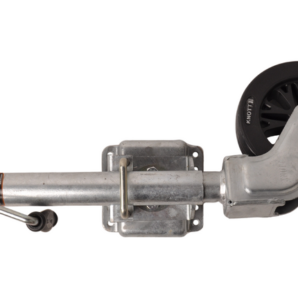 Knott Roue jockey pivotante avec manivelle 150 kg