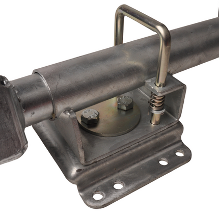 Knott Roue jockey pivotante avec manivelle 150 kg