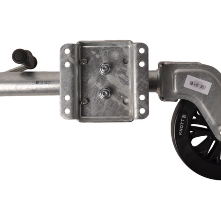 Knott Roue jockey pivotante avec manivelle 150 kg