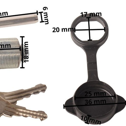 Knott Serrure à cylindre/d'attelage Knott AV50 Avonride - non homologuée