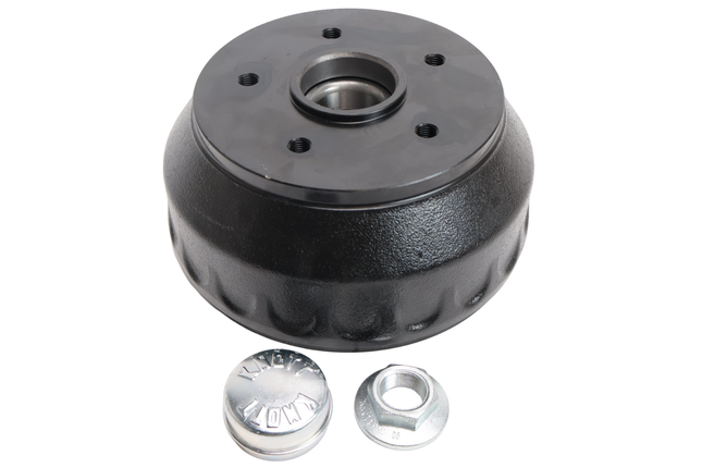 Knott Tambour de Frein Knott - 200x50 mm - 5x112 - roulement compact, écrou à bride et capuchon de moyeu