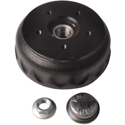 Knott Tambours de frein Knott - 200x50 mm - 5x112 - écrou à bride et capuchon de moyeu inclus