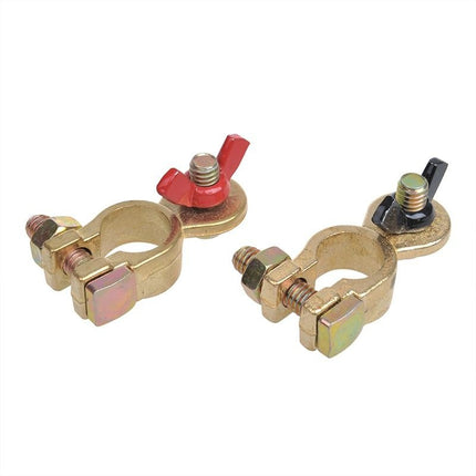 ProPlus Cosse de batterie avec écrou à oreilles - 12 - 24V - (-) est 17,5 mm - (+) est 19 mm