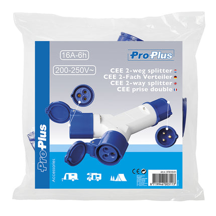 ProPlus Distributeur CEE double 16A - 200 > 250V - IP44