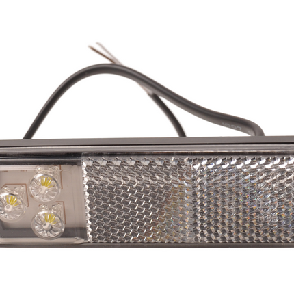 ProPlus Feu de gabarit blanche rectangulaire - Connexion avec fil détaché 2 fils - LED