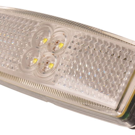 ProPlus Feu de gabarit latéral rectangulaire - feu de gabarit blanc - connexion de câble détachée - LED