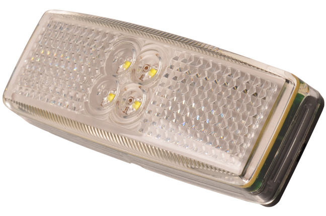 ProPlus Feu de gabarit latéral rectangulaire - feu de gabarit blanc - connexion de câble détachée - LED