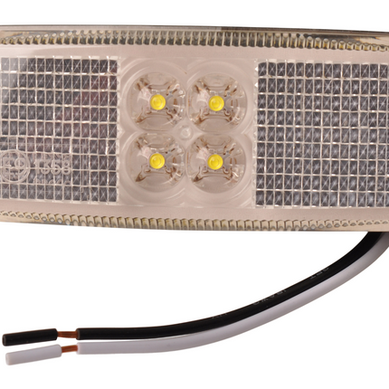 ProPlus Feu de gabarit latéral rectangulaire - feu de gabarit blanc - connexion de câble détachée - LED