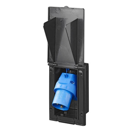 ProPlus Prises CEE - rectangulaire - 160x100 mm - noir